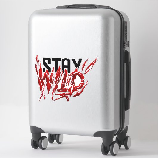 Blijf in de buurt sticker (Koffer)