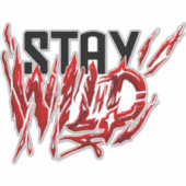 Blijf in de buurt sticker (Voorkant)