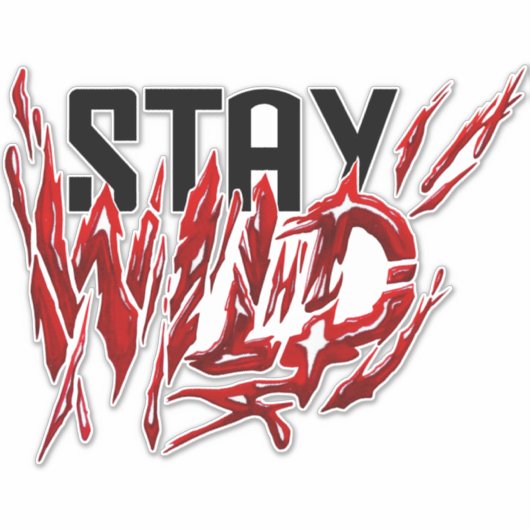 Blijf in de buurt sticker (Voorkant)