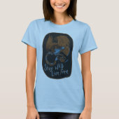 Blijf in de buurt t-shirt (Voorkant)