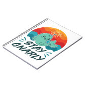 Blijf in de buurt van de Cute Narwhal Narwhals Lov Notitieboek (Linkerzijde)