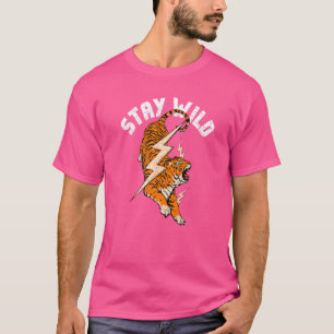Blijf in de buurt van de Tijger en de lightning Bo T-shirt
