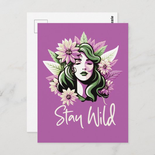 Blijf in de buurt van een kind briefkaart (Voorkant / Achterkant)