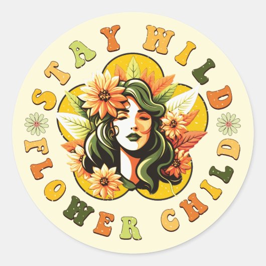 Blijf in de buurt van een kind ronde sticker (Voorkant)