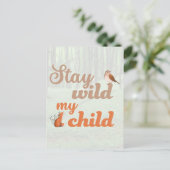 Blijf in de buurt van mijn kind briefkaart (Staand voorkant)