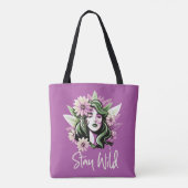 Blijf in de Canvas tas van de Wilde Vloer (Achterkant)