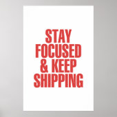 Blijf in de gaten houden en blijf Poster voor verz (Voorkant)