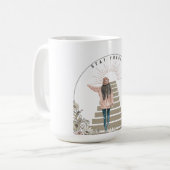 Blijf in de gaten koffiemok (Voorkant links)