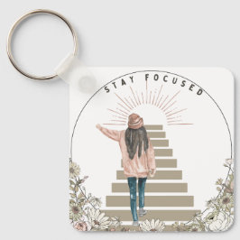 Blijf in de gaten sleutelhanger