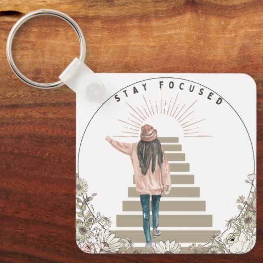 Blijf in de gaten sleutelhanger (Voorkant)