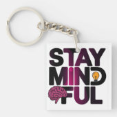 Blijf in de gaten sleutelhanger (voorkant)