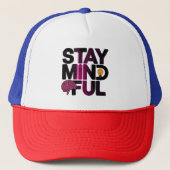 Blijf in de gaten trucker pet (Voorkant)