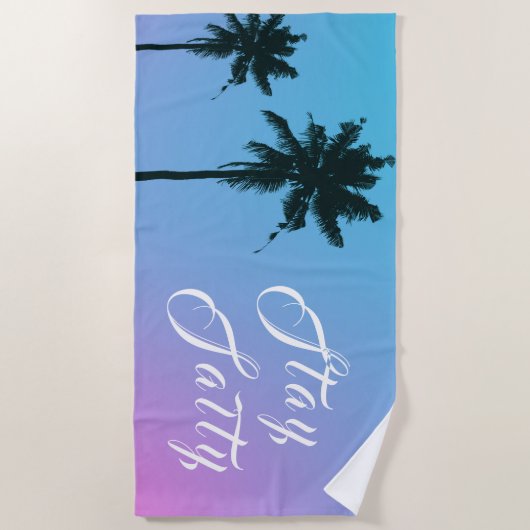 Blijf in de handdoek van Salty Palm (Voorkant)