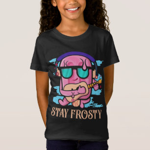Blijf in de kou Eat Popsicle Sweet Dessert Popsich T-shirt