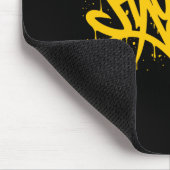 Blijf in de natuur graffiti muismat (Hoek)