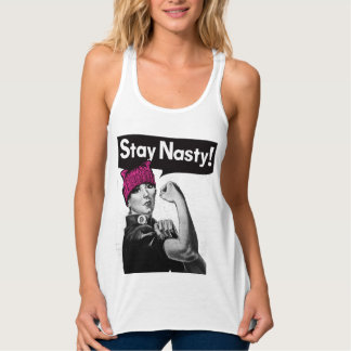 Blijf in de nesten — Pussyhat Protest Shirt