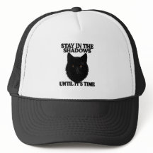 Blijf In De Schaduwen Wolf Trucker Hoed