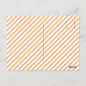 Blijf in de schijnwerpers: Cute Halloween Ghost en Briefkaart (Achterkant)