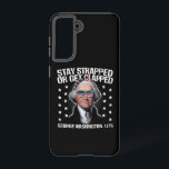 Blijf in de val of haal George Washington in de ga Samsung Galaxy Hoesje<br><div class="desc">Blijf vastgebonden of krijg geklapt George Washington 4th van juli</div>