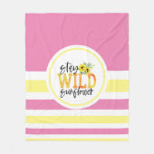 Blijf in de zon fleece deken (Voorkant)