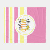 Blijf in de zon fleece deken (Voorkant (Horizontaal))