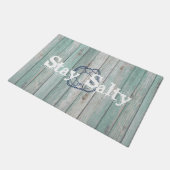 Blijf in het leven van een saliestrand deurmat (Schuin)