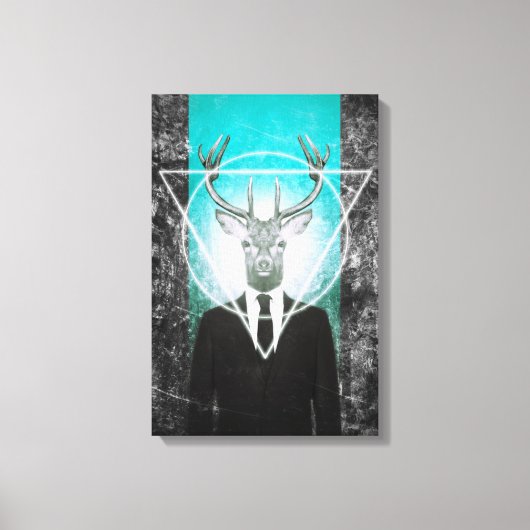 Blijf in het pak canvas afdruk (Voorkant)