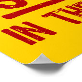 Blijf in het Poster van de garage (Hoek)