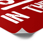 Blijf in het Poster van de garage (Hoek)