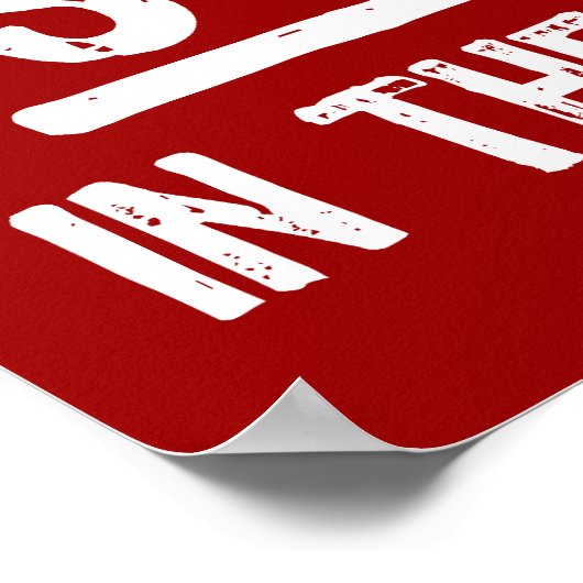 Blijf in het Poster van de garage (Hoek)