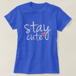 Blijf in het T-shirt, grijs T-shirt