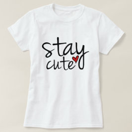 Blijf in het T-shirt voor vrouwen