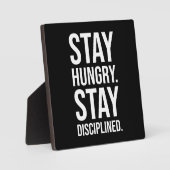 Blijf in hongerstaking - Gym Hustle Succes Fotoplaat (Voorkant)