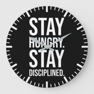 Blijf in hongerstaking - Gym Hustle Succes Grote Klok