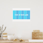 Blijf in je buurt poster (Keuken)