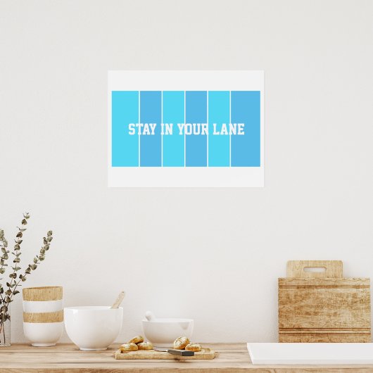 Blijf in je buurt poster (Keuken)