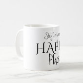 Blijf in je handtas Mok plaatsen (Voorkant links)