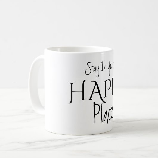 Blijf in je handtas Mok plaatsen (Voorkant links)