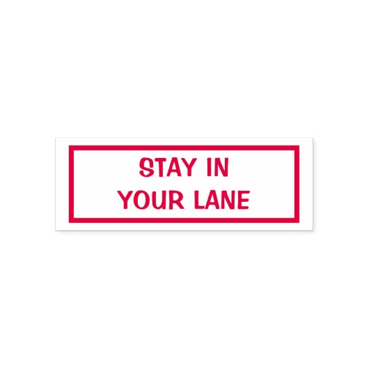 Blijf in je luie hol. zelfinktende stempel (Design)