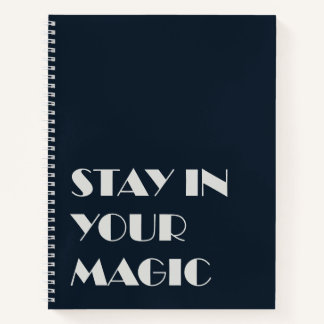 Blijf In Je Magie Minimalistische Notitieboek