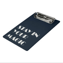 Blijf in je magische minimalisme mini klembord