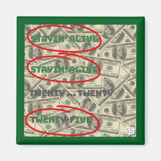 Blijf in leven / 2025 magneet (Voorkant)