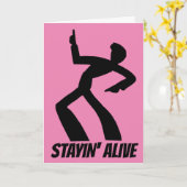 BLIJF IN LEVEN! VERJAARDAGSKAARTEN KAART (Gele Bloem)