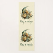 Blijf in Magische Wintermaan Design Yogamat (Achterkant)