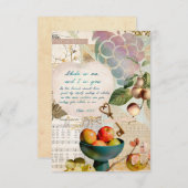 Blijf in Mij, vruchtbaar geloof (Voorkant / Achterkant)