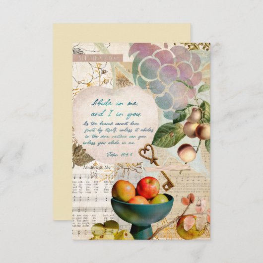 Blijf in Mij Vruchtbaar Geloof (Voorkant / Achterkant)