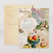 Blijf in Mij, vruchtbaar geloof Briefkaart (Voorkant / Achterkant)