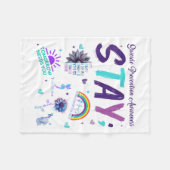 Blijf in orde als het enige wat je vandaag doet BR Fleece Deken (Voorkant (Horizontaal))