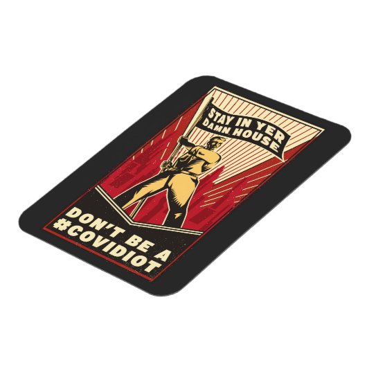 BLIJF IN YER HUUSE magnet Magneet (Linkerzijde)