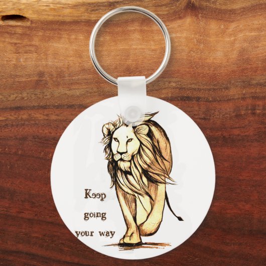 blijf je gang gaan sleutelhanger (Voorkant)